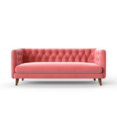 chesterfield sofa coralpink