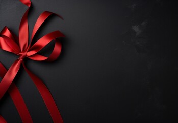 christmas background with bow   Generating By AI Technology
