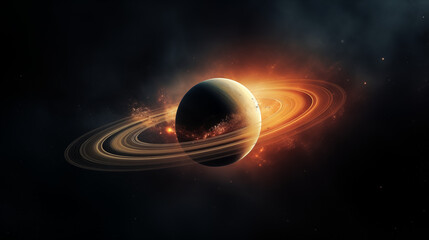 planet Saturn - obrazy, fototapety, plakaty