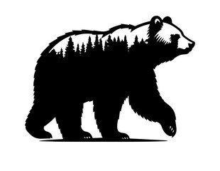 Bear Silhouette Vector