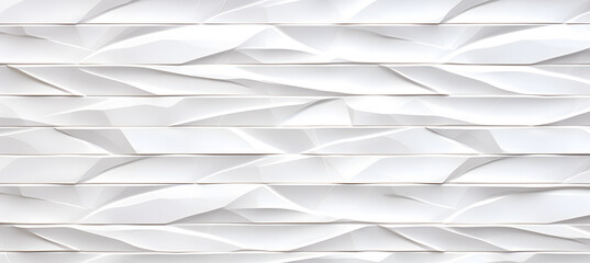 White ceramic tile geometric pattern.  - Powered by Adobe