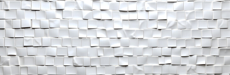 White ceramic tile geometric pattern. 