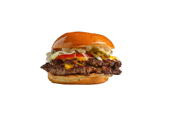 hamburguesa doble fondo transparente
