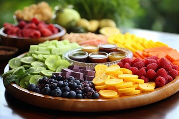 Nutritious food supplements neatly presented on a white plate for optimal wellness and nourishment
