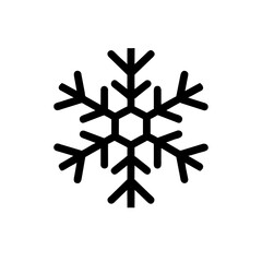 snowflake on white background