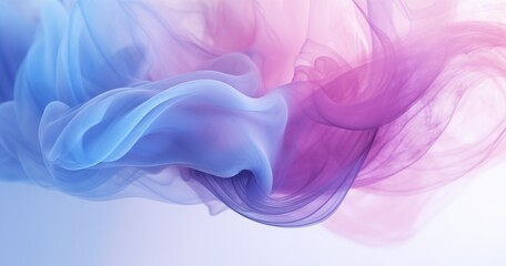 blue purple, pink and white powdered smoke isolated background