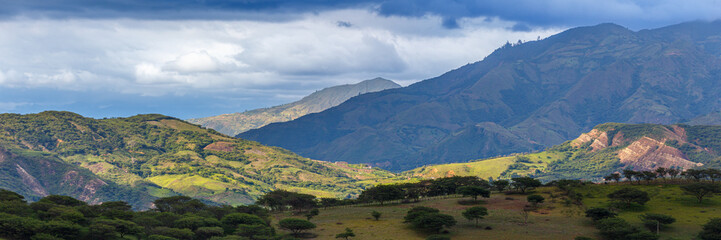andean panorama southern ecuador