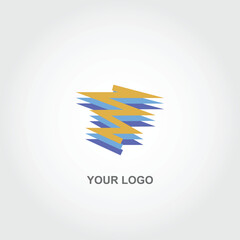 Obraz premium zigzag logo