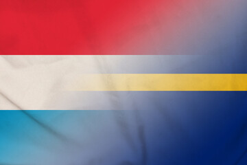 Luxembourg and Nauru national flag transborder negotiation NRU LUX