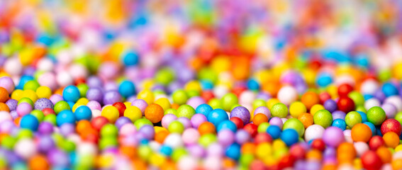 plain colorful pearls background panorama
