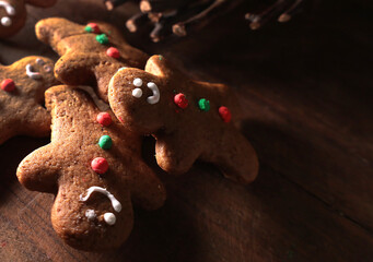 Ginger cookie, christmas cookie, ginger man