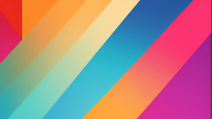 Fototapeta premium Abstrakter Hintergrund mit bunten geometrischen Formen. Trendige Hintergrundtextur mit geometrischem Farbverlauf. Hintergrundvorlage mit minimalem Farbverlauf für Poster, Zertifikat, Präsentation, Zi