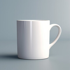 Empty white MUG , 3D render