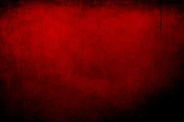 Keuken spatwand met foto old red christmas background, vintage grunge dirty texture, distressed weathered worn surface, dark black red paper, horror theme  © AKIO