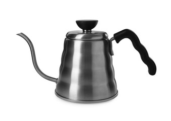 One kettle isolated on white. Coffee making