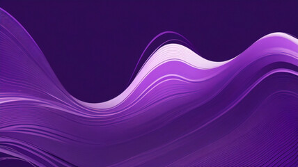 Abstrakcyjne tło gradientowe z wyrazistym fioletowym przepływem ruchu fali i kompozycją płynnych kształtów, ilustracja wektorowa. - obrazy, fototapety, plakaty