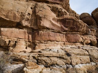 Chaco Canyon National Park - New Mexico, USA. City ruins of Anasazi lost civilization