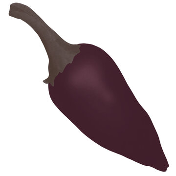 Count Dracula Chilli Illustration Cartoon Design.