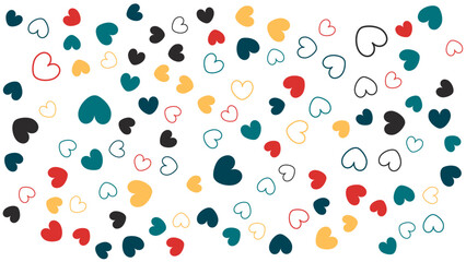 Colorful colourful vector memphis background with geometric shapes