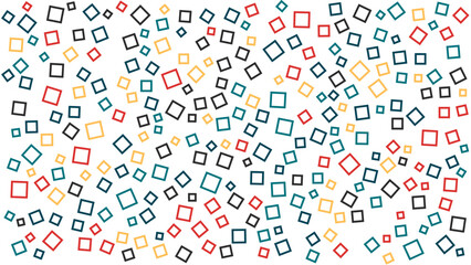 Colorful colourful vector memphis background with geometric shapes