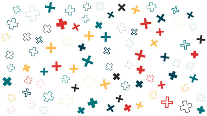 Colorful colourful vector memphis background with geometric shapes