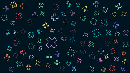 Colorful colourful memphis pattern geometric shapes background