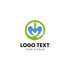 Modern Kidney Logo Design Vector 