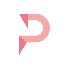 Monogram P design vector logo. Monogram initial letter mark P logo design. Monogram design vector logo. Monogram initial letter mark P logo design. Simple P monogram. Monogram P design logo