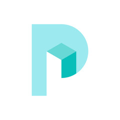 Monogram P design vector logo. Monogram initial letter mark P logo design. Monogram design vector logo. Monogram initial letter mark P logo design. Simple P monogram. Monogram P design logo