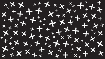 Black and white vector minimal geometric pattern background