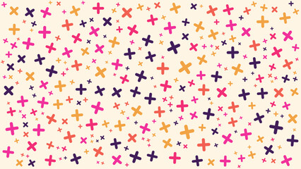 Colorful colourful simple shapes pattern background