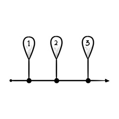 graph chart handdrawn illustration