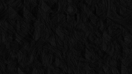 Black wallpaper, black pattern illustration background, black wallpaper 3d render, black texture wallpaper - obrazy, fototapety, plakaty