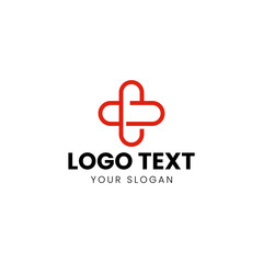 Fototapeta premium Modern Health Design Logo Vector