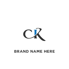 CK logo. C K design. White CK letter. CK, C K letter logo design. Initial letter CK linked circle uppercase monogram logo R letter logo vector design. 