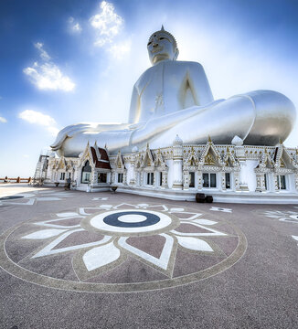 Wat Roi Phra Phutthabat Phu Manorom, Mukdahan, Thailand