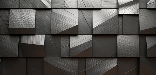 High-definition capture of a brushed metal texture elevating the realism of a digital design