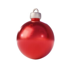 Stylized Red Christmas Ornament