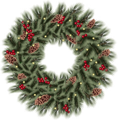christmas holiday season wreath