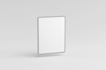Tablet mockup with shadow background and realistic scene