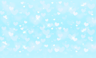Vector valentine's day wallpaper with blurry elements