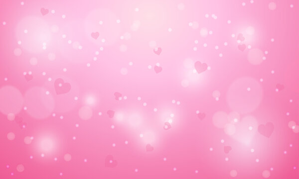 Vector blurred valentine's day background design