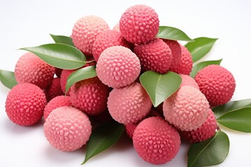 lychee isolated kitchen table background professional photography