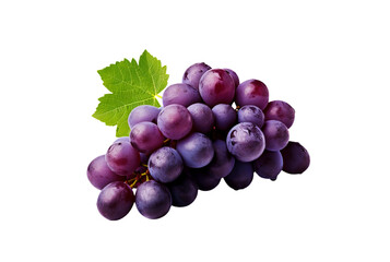 Fototapeta premium bunch of grapes with leaves