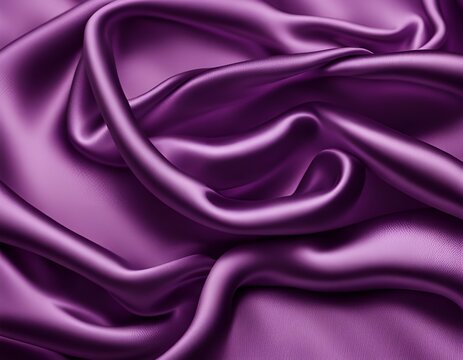rumpled purple silk