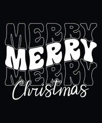 Merry Christmas T Shirt Print Template