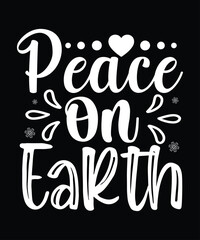 Peace On Earth T Shirt Print Template
