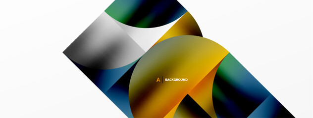 Exquisite backdrop marrying modern minimalism with metallic allure. Featuring round triangles, it exudes geometric sophistication and understated charm for wallpaper, banner, background, landing page