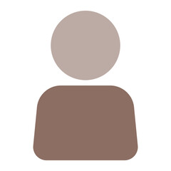 This is the Person icon from the Education icon collection with an Color Fill style