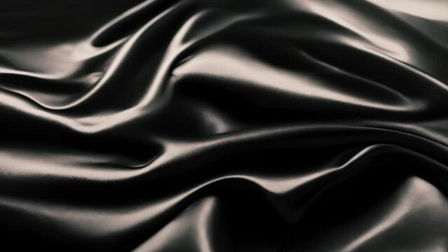 silk satin fabric textile texture material luxury smooth soft glossy black fashion background